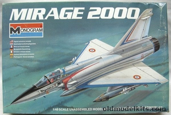 Monogram 1/48 Mirage 2000 Prototype, 5425 plastic model kit